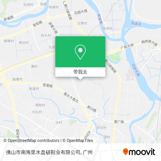 佛山市南海里水盘硕鞋业有限公司地图