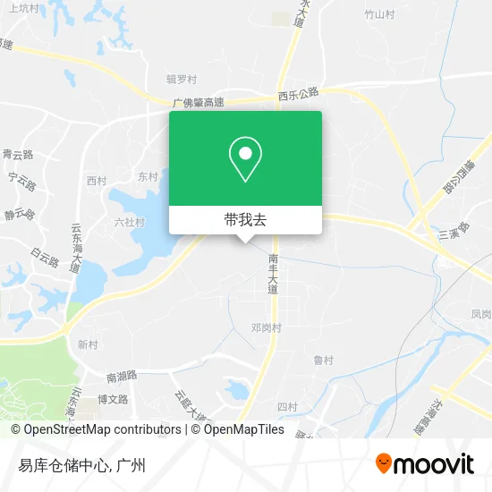 易库仓储中心地图