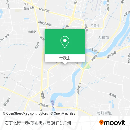 石丁北街一巷/茅布街八巷(路口)地图