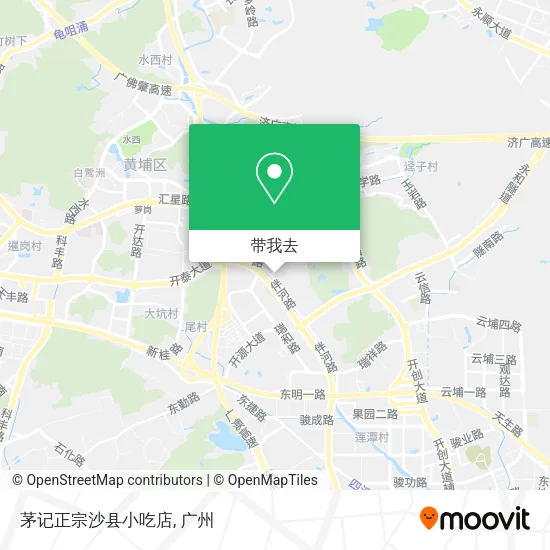 茅记正宗沙县小吃店地图