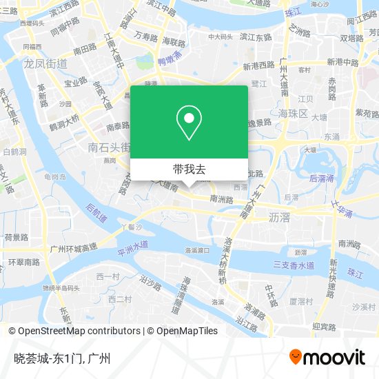 晓荟城-东1门地图