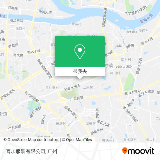喜加服装有限公司地图