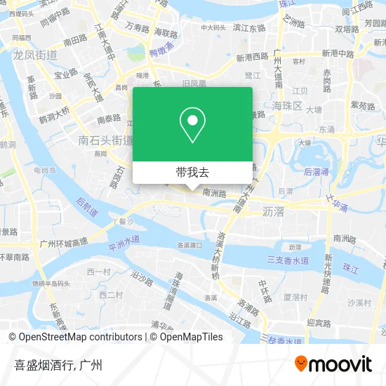 喜盛烟酒行地图