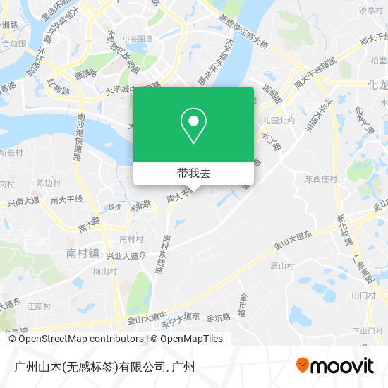 广州山木(无感标签)有限公司地图
