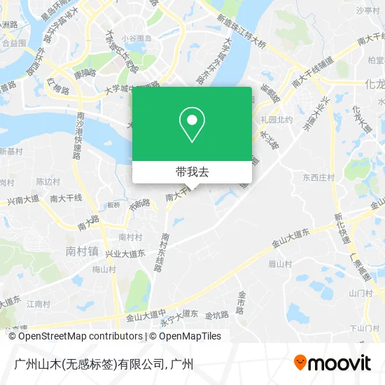 广州山木(无感标签)有限公司地图