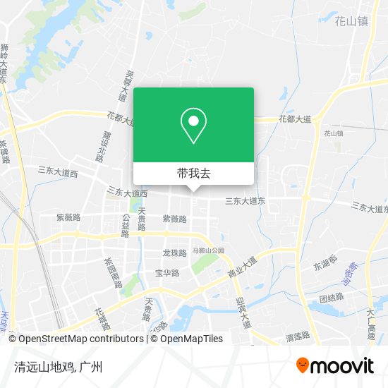 清远山地鸡地图