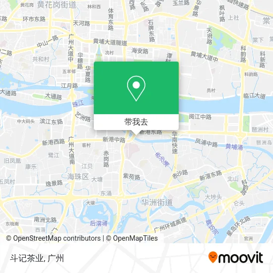 斗记茶业地图