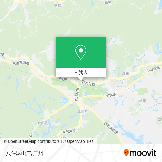 八斗源山庄地图