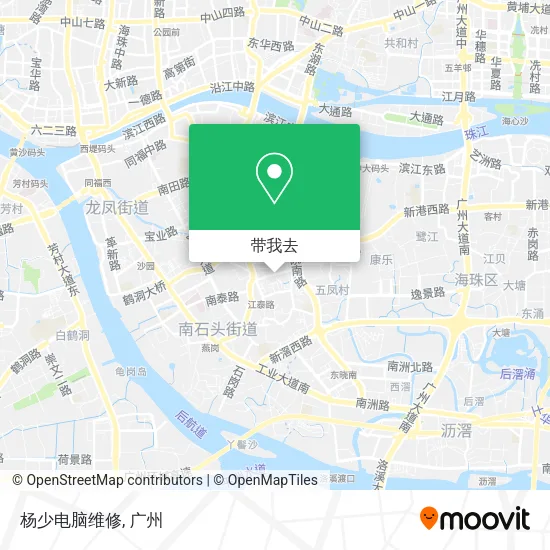 杨少电脑维修地图