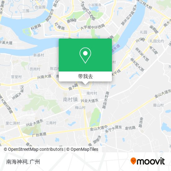 南海神祠地图