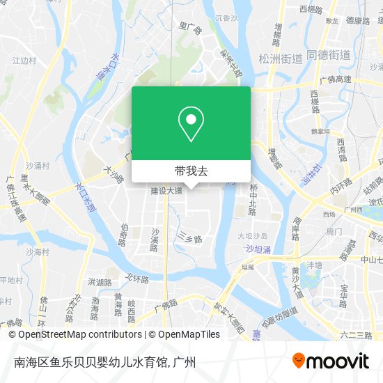 南海区鱼乐贝贝婴幼儿水育馆地图