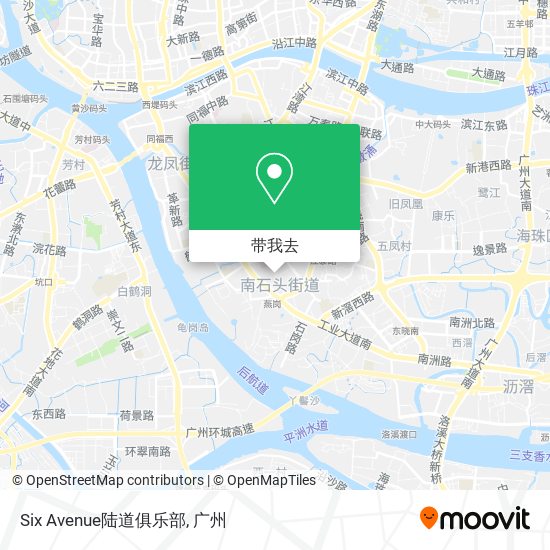 Six Avenue陆道俱乐部地图