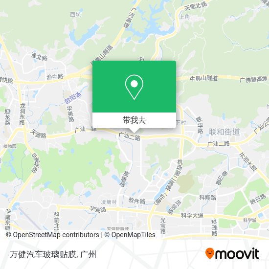 万健汽车玻璃贴膜地图