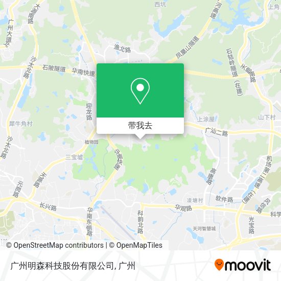 广州明森科技股份有限公司地图
