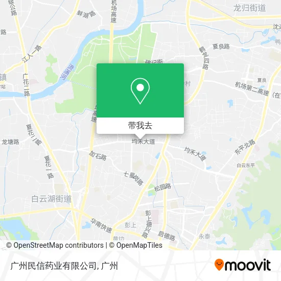 广州民信药业有限公司地图