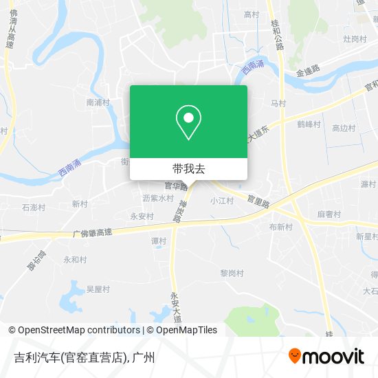 吉利汽车(官窑直营店)地图