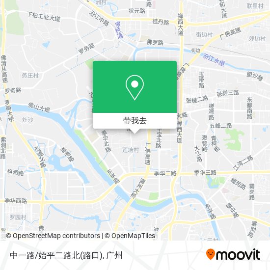 中一路/始平二路北(路口)地图