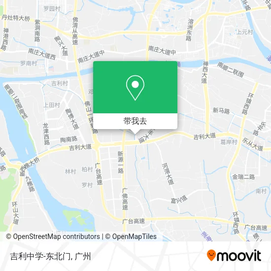 吉利中学-东北门地图