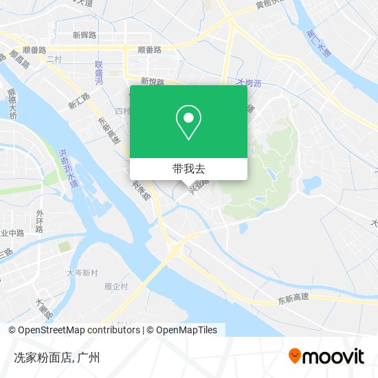 冼家粉面店地图