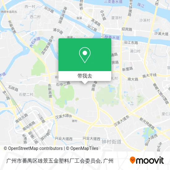 广州市番禺区雄景五金塑料厂工会委员会地图