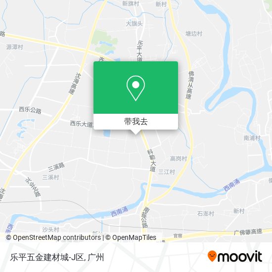 乐平五金建材城-J区地图