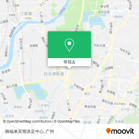御福来宾馆沐足中心地图