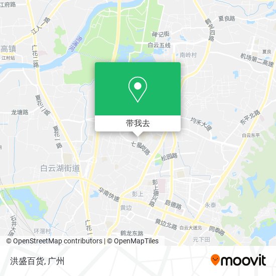 洪盛百货地图