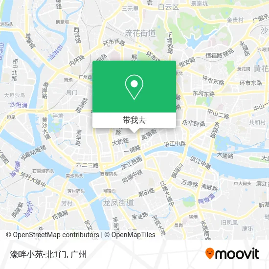 濠畔小苑-北1门地图