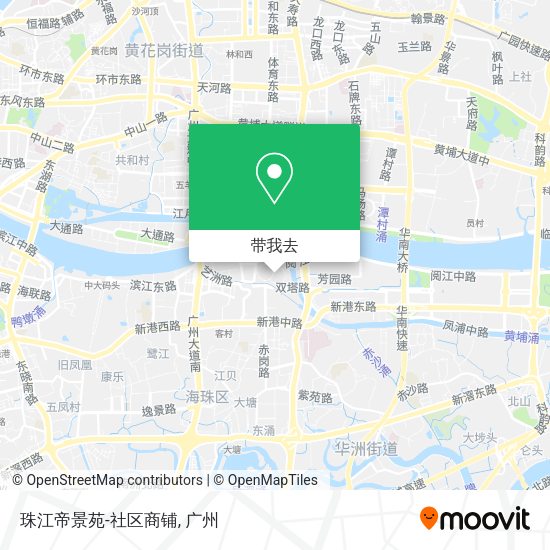 珠江帝景苑-社区商铺地图