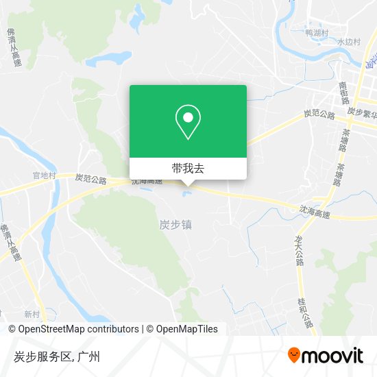 炭步服务区地图
