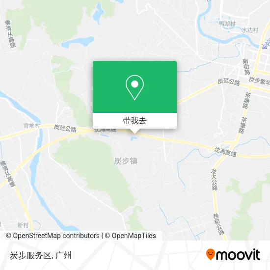 炭步服务区地图