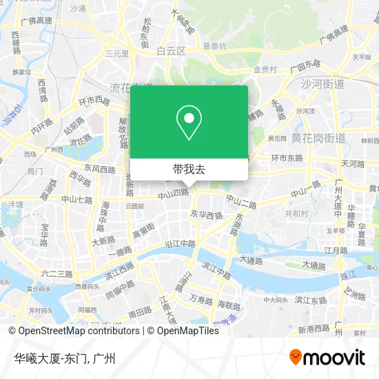华曦大厦-东门地图
