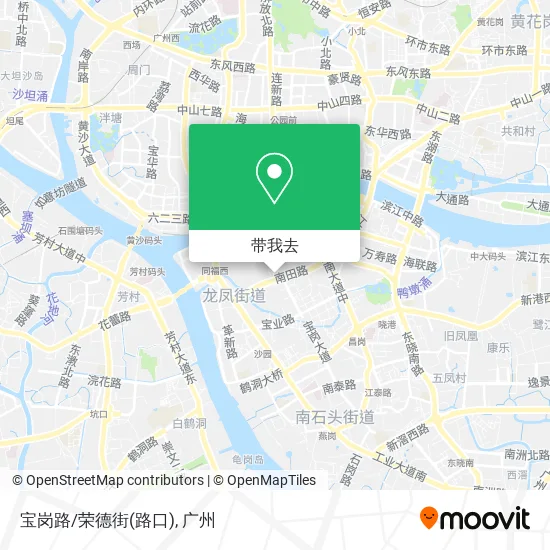 宝岗路/荣德街(路口)地图