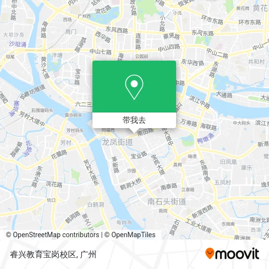 睿兴教育宝岗校区地图
