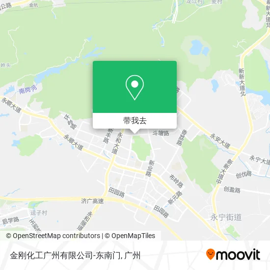 金刚化工广州有限公司-东南门地图