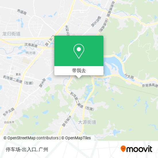 停车场-出入口地图