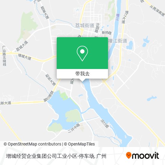 增城经贸企业集团公司工业小区-停车场地图