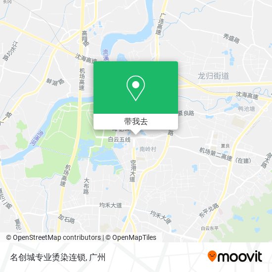 名创城专业烫染连锁地图