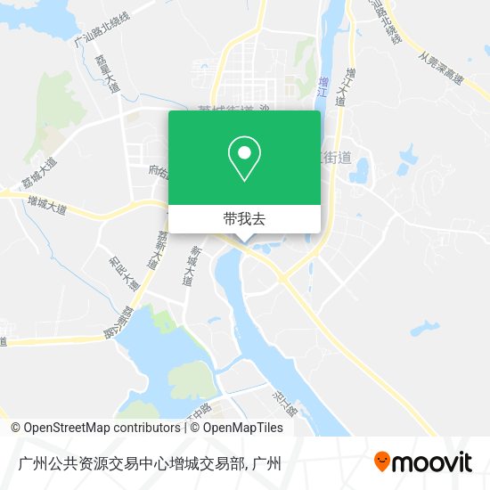 广州公共资源交易中心增城交易部地图