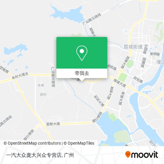 一汽大众庞大兴众专营店地图