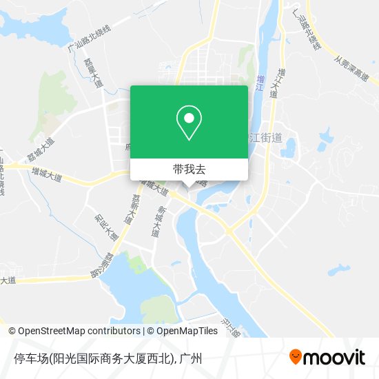 停车场(阳光国际商务大厦西北)地图