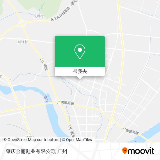 肇庆金丽鞋业有限公司地图