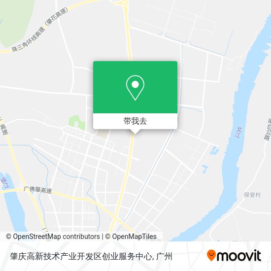 肇庆高新技术产业开发区创业服务中心地图
