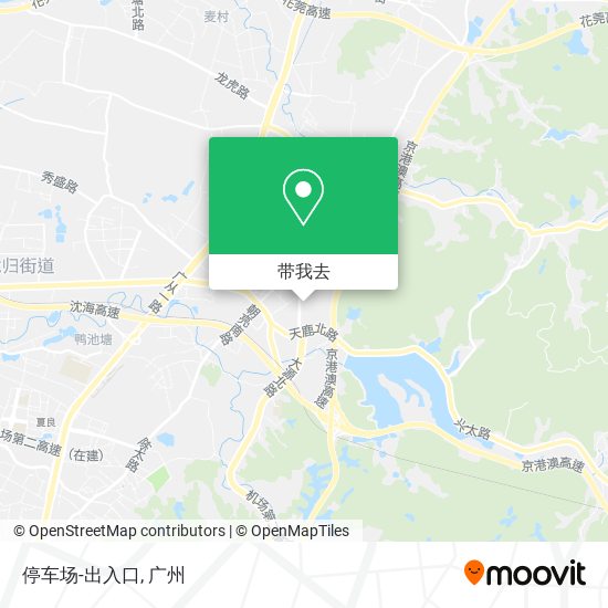 停车场-出入口地图