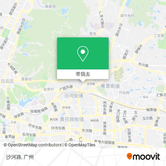 沙河路地图