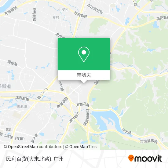 民利百货(大来北路)地图