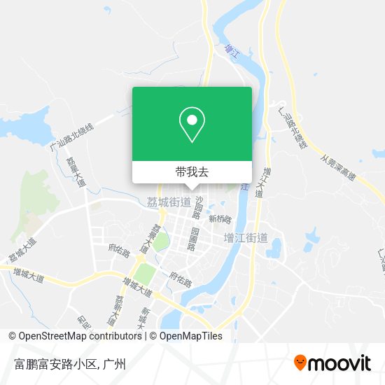 富鹏富安路小区地图