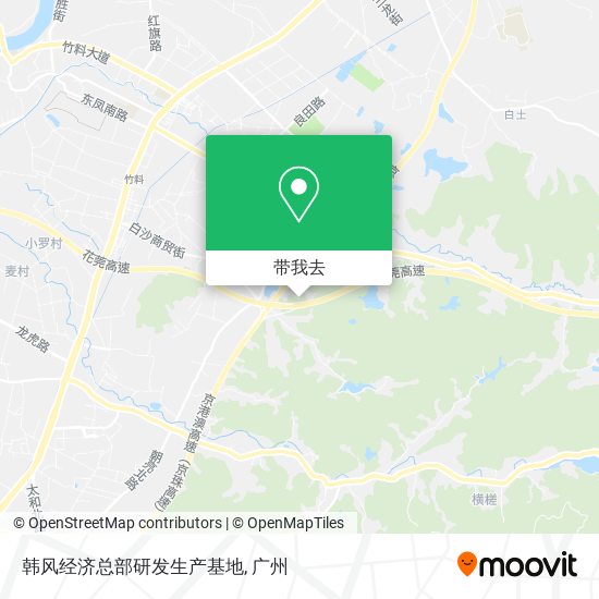 韩风经济总部研发生产基地地图