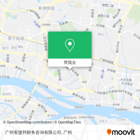 广州宥捷邦财务咨询有限公司地图