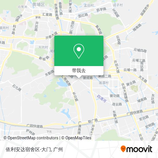 依利安达宿舍区-大门地图